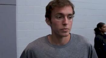 Chris Derrick after sub 4 at the 2012 MPSF Indoor Championships
