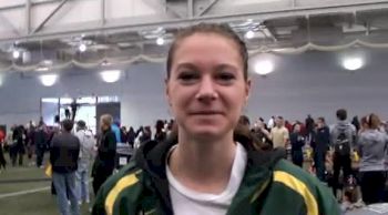 Anne Kesselring after 800 at the 2012 MPSF Indoor Championships