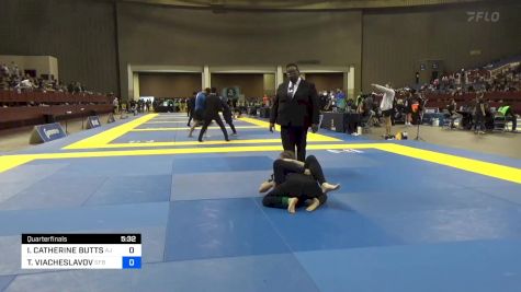 ISABELLE CATHERINE BUTTS vs TAIS VIACHESLAVOV 2024 Pan IBJJF Jiu-Jitsu No-Gi Championship