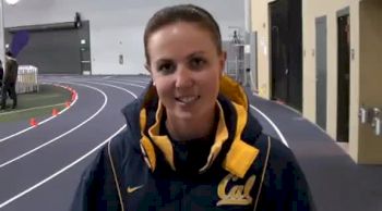 Chelsea Reilly after mile at the 2012 MPSF Indoor Championships