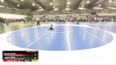 65 lbs Cons. Round 2 - Aiden Diehl, Adrian Youth Wrestling Club-A vs Billie Scott, Proving Grounds Wrestling-A 