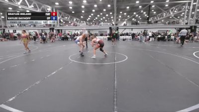 125 lbs Round 5 (6 Team) - Braylee Ireland, PA West Yellow vs Kaylee Dayhoff, Central Pennies Power