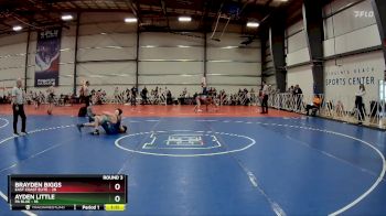 120 lbs Rd# 3 12:00pm Friday - Ayden Little, PA Blue vs Brayden Biggs, East Coast Elite