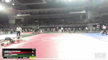120 lbs Cons. Round 1 - Jordan Fogleman, Nevada Union vs Wyatt Corriea, Liberty Ranch
