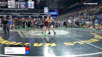 152 lbs Rnd Of 64 - Caden Young, Wisconsin vs Ryder Rogotzke, Minnesota