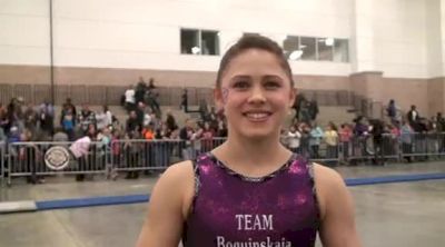 Team Champ Macy Toronjo after Hitting Vault and Floor for the Winning Team