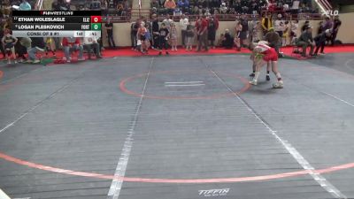 70_B lbs Consi Of 8 #1 - Ethan Woleslagle, Elizabeth-Forward vs Logan Pleskovich, Fort Cherry