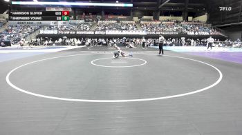 126 lbs Cons. Semi - Harrison Glover, Goddard HS vs Shepherd Young, De Soto HS