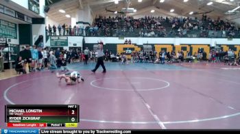 80 lbs Quarterfinal - Michael Longtin, Tri- Valley vs Ryder Zickgraf, Meridian
