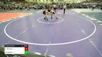 135 lbs Consi Of 32 #2 - Adreian Briceno, Millard vs Mathew Rangel, Escalon Wrestling