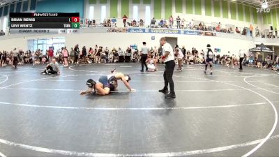 150 lbs Champ. Round 2 - Brian Rewis, Glynn Coastal vs Levi Wentz, Top Gun Wrestling Academy