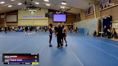 138 lbs 3rd Place Match - Anja Hansen, Ottawa AZ vs Martynique Davis, Valiant