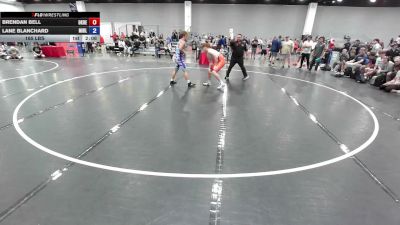 165 lbs Brendan Bell, Oklahoma Red vs Lane Blanchard, Team Michigan - Blue