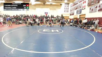 215 lbs 3rd Place - Cayden Caplette, RHAM vs Maxwell Janes, Avon