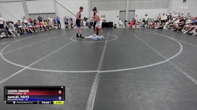 215 lbs Placement Matches (16 Team) - Jason Singer, Pennsylvania vs Samuel Pritz, Oklahoma Blue