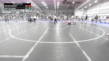 132 lbs Rr Rnd 1 - Cullen Crowley, Indiana Outlaws Yellow vs Drayton DeKay, BC Predators
