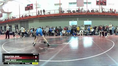 126 lbs Cons. Round 2 - Sebastien Jean, Warren Wrestling Academy vs Trent Bintz, Rick Larsen Wrestling Club