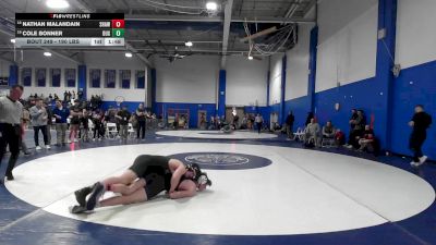 190 lbs Consi Of 8 #1 - Nathan Malandain, Shawsheen vs Cole Bonner, Duxbury