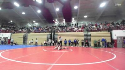 120 lbs Champ. Round 2 - Justice Stillwagoner, Mount Vernon vs Ella Hammer, Illiana Christian