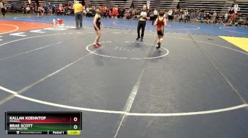85 lbs Quarterfinal - Brae Scott, Worthington vs Kallan Koehntop, MAHACA