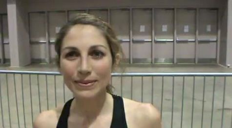 Sara Hall 3rd 3k USA Indoor Champs 2012