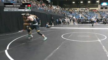 174 lbs Champ. Round 2 - Leonardo Galasso, Arizona Christian University vs Spencer Rochelle, Ottawa University