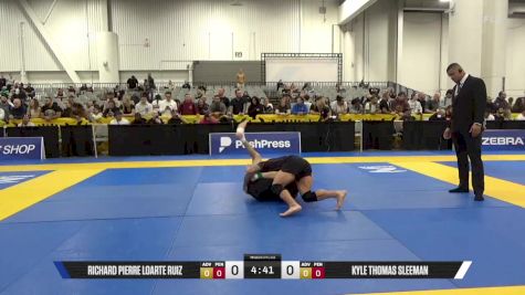 Kyle Thomas Sleeman vs Richard Pierre Loarte Ruiz 2025 World IBJJF Jiu-Jitsu No-Gi Championship