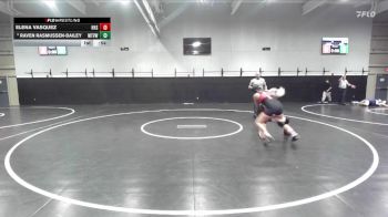 130 lbs Cons. Round 3 - Raven Rasmussen-dailey, Mt. View vs Elena Vasquez, Hollister High School