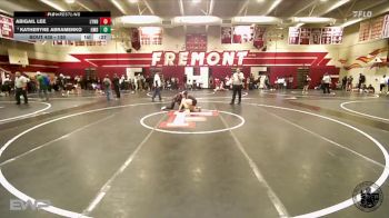 130 lbs Cons. Round 3 - Abigail Lee, Lynbrook vs Katheryne Abramenko, Half Moon Bay