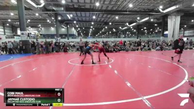 120 lbs Cons. Round 3 - Cobi Maul, Bruin Brawlers Wrestling Club vs Jaymar Custodio, Kellam Mat Rats Wrestling Club