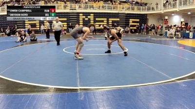 139 lbs Quarterfinal - Owen Campbell, Plum vs Deydon Soto, Belle Vernon