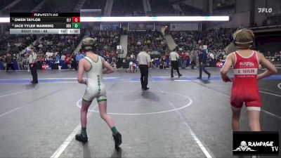 88 lbs Cons. Round 3 - Jace Tyler Manning, Derby vs Owen Taylor, Slyfox