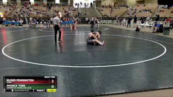 130 lbs Semifinal - Ruger Pennington, TCWC vs Patrick York, Sumner Co Wrestling Club