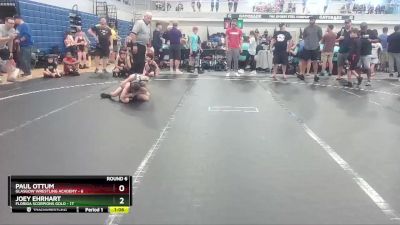 68 lbs Round 6 (8 Team) - Joey Ehrhart, Florida Scorpions Gold vs Paul Ottum, Glasgow Wrestling Academy