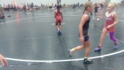 78 lbs Round 1 (10 Team) - Harper Wimmers, The Factory vs Aria Shifflet, Botetourt TC