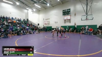 120 lbs Jacob Jewell, Worland High School vs Brody Allen, Glenrock