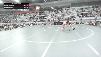 53 kg Quarters - Hepua Salter, Hawaii Wrestling Academy vs Erica Irvine, Immortal Athletics WC