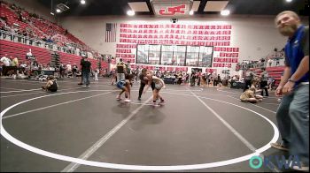51-54 lbs Consi Of 4 - Rylee Reece, Bridge Creek Youth Wrestling vs Audrena Bryson, Hennessey Takedown Club