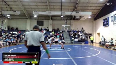 144 lbs Finals (2 Team) - Dylan Smith, Brantley County HS vs Joel Fuel, Brunswick