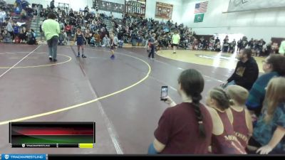 63 lbs Quarterfinal - Michael Wiggum, Moses Lake Wrestling Club vs Roman Mackey, Central Valley Wrestling Club