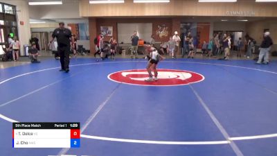 67 lbs 5th Place Match - Teagan Delce, Virginia Slaughterhouse vs Jeremy Cho, NOVA Wrestling Club