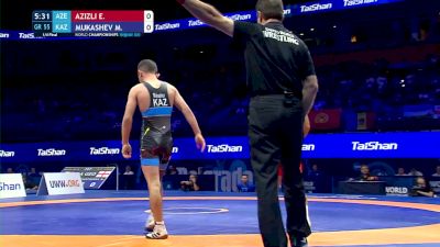 55 kg 1/4 Final - Eldaniz Azizli, Azerbaijan vs Marlan Mukashev, Kazakhstan