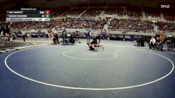 144-D2 5th Place Match - Jax Harcey, Bradshaw Mountain vs Isaiah Hughes, Westview High School