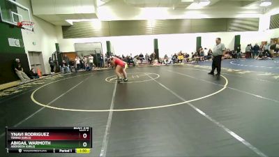 190 lbs Round 3 - Abigail Warmoth, Aberdeen (Girls) vs Ynavi Rodriguez, Tenino (Girls)