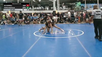 140 lbs 3rd Place - MJ Gorrell, Scorpions - HSC vs Fotis Koufalis, Empire Black - HSC