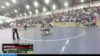 109 lbs Quarterfinal - Anthony Eav, Lehi vs Keagan Pitcher, Westlake