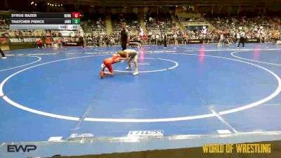 58 lbs Consi Of 8 #1 - Syrus Bazer, Nebraska Wrestling Academy 2 vs Thatcher Pierce, Immortal Athletics WC