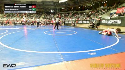 85 lbs Round Of 32 - Berringer (Berry) Robbins, Greater Heights Wrestling vs Kash Harrison, Wave Wrestling Club (TN)