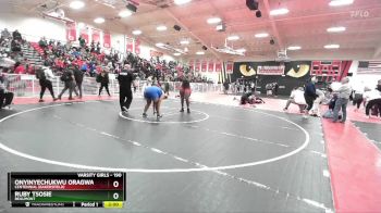 190 lbs Champ. Round 2 - Ruby Tsosie, Beaumont vs Onyinyechukwu Oragwam, Centennial (Bakersfield)