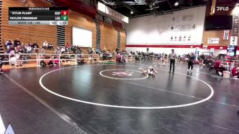 105 lbs Champ. Round 2 - Rylin Plant, Rock Springs vs Taylor Freeman, Lander Valley